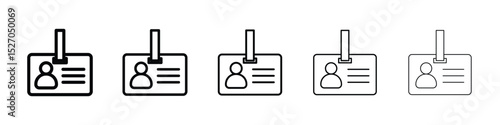 ID badge icon