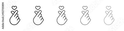 korean heart icon