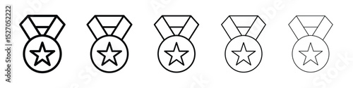 Medal icon vector collection. EPS 10