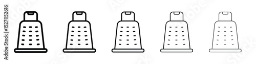 Microplane grater icon vector collection. EPS 10
