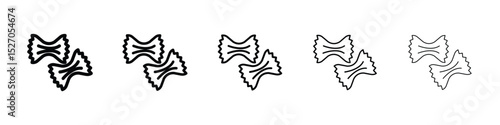 Pasta icon vector collection. EPS 10