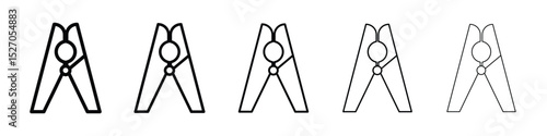 Peg icon vector collection. EPS 10