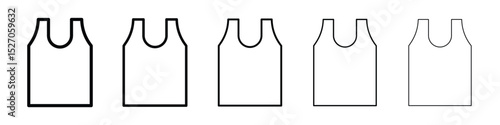 Sleeveless shirt icon