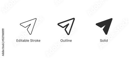 share icon symbol. send message icon, message sent icon button - share direct message icon