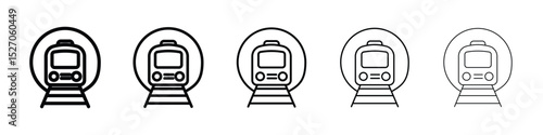 Subway icon vector collection. EPS 10