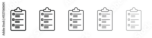 Survey icon vector collection. EPS 10