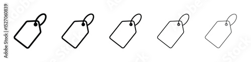 Tags icon vector collection. EPS 10