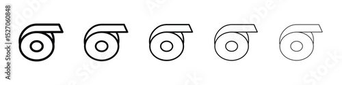 Tape icon vector collection. EPS 10
