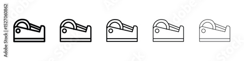 Tape dispenser icon vector collection. EPS 10