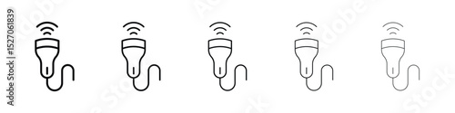 Ultrasound icon vector collection. EPS 10