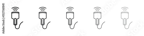 Ultrasound icon vector collection. EPS 10