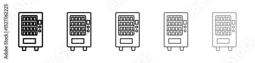 Vending machine icon vector collection. EPS 10