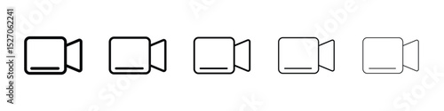 Video call icon vector collection. EPS 10