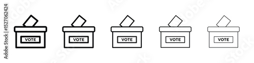 Voting icon vector collection. EPS 10