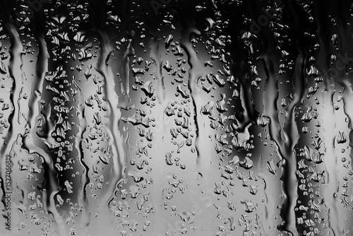 drops of water on the window