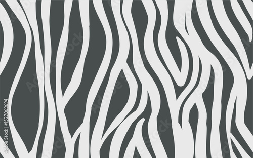 Abstract modern zebra seamless pattern. Animals trendy background. Blue decorative vector stock illustration for print, card, postcard, fabric, textile. Modern ornament of stylized skin.