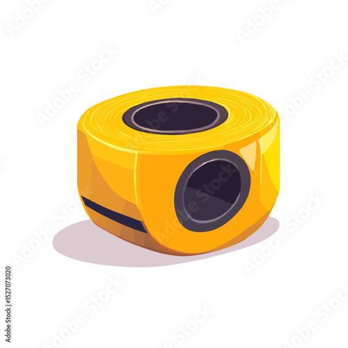 2D flat Industrial Tape illustration vector, isolated on a white background.