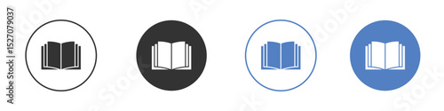 open book icon vector. Logo Template illustration design
