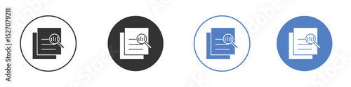 Overview icon vector. Logo Template illustration design