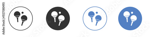 Ping pong icon vector. Logo Template illustration design