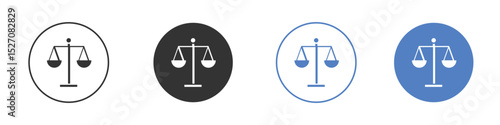 Scale icon vector. Logo Template illustration design