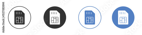 Sim card icon vector. Logo Template illustration design