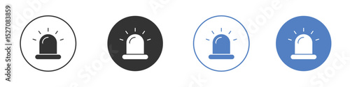 Siren icon vector. Logo Template illustration design