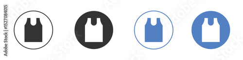 Sleeveless shirt icon vector. Logo Template illustration design