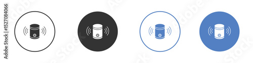 Smart speaker icon vector. Logo Template illustration design
