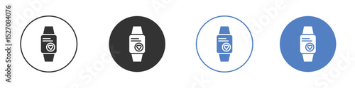 Smart watch icon vector. Logo Template illustration design