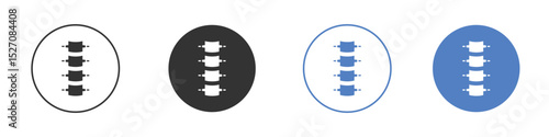 Spinal column icon vector. Logo Template illustration design