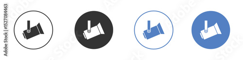 Spotlight icon vector. Logo Template illustration design