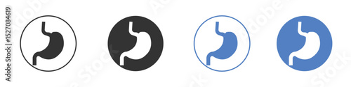 Stomach icon vector. Logo Template illustration design
