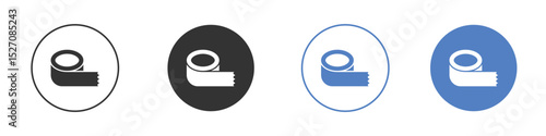 Tape icon vector. Logo Template illustration design
