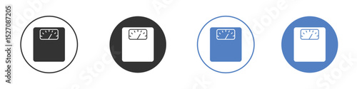 Weight scale icon