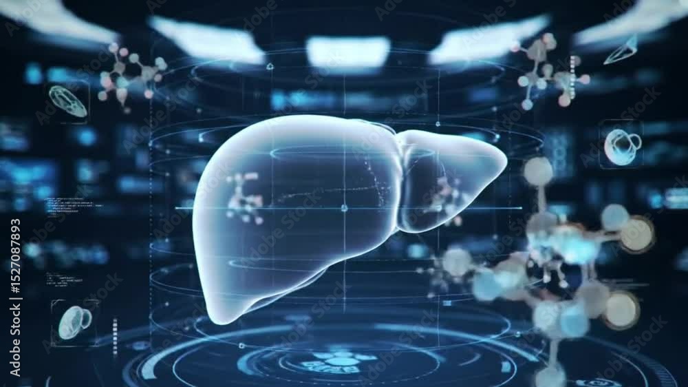 3D Holographic Digital Liver Model with Molecular Data Interface 3D Holographic Digital Liver Model with Molecular Data Interface