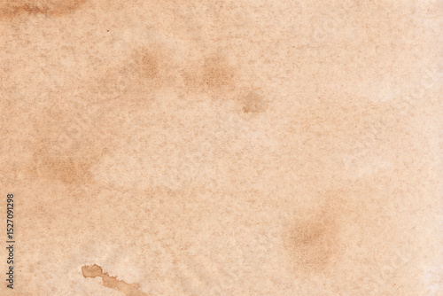 textura de hoja manchada de café. vintage brown watercolor stain on textured paper, abstract coffee spill effect.