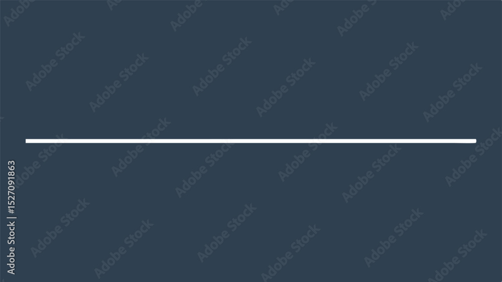 Obraz premium Minimalist white line element isolated design concept with transparency for various creative projects