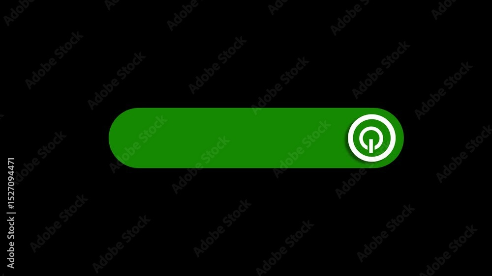 Slide Power Button UI with Transparent Background, Power button animation featuring red-green toggle effect, designed for seamless UI integration Slide Power Button UI with Transparent Background, Power button animation featuring red-green toggle effect, designed for seamless UI integration