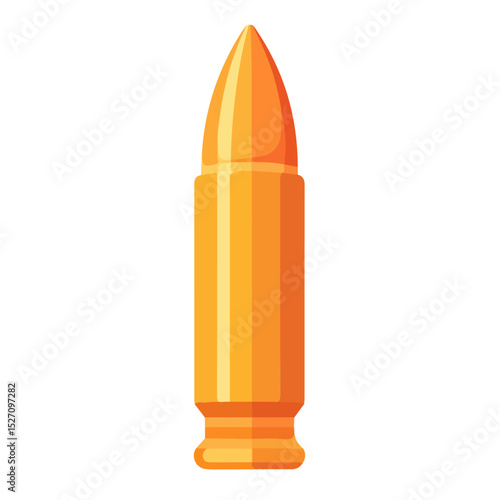 2D flat vector illustration of Cartridge, isolated on a white background.