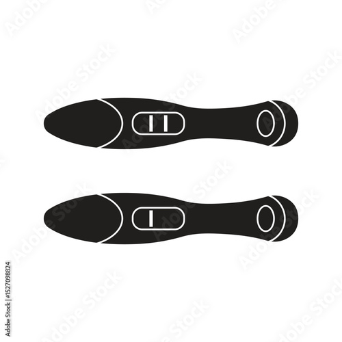 Pregnancy Test Stick Icon Vector Design.