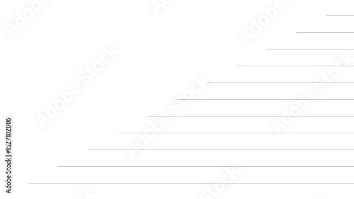 Minimalist stepped line background featuring a series of horizontal gray lines.