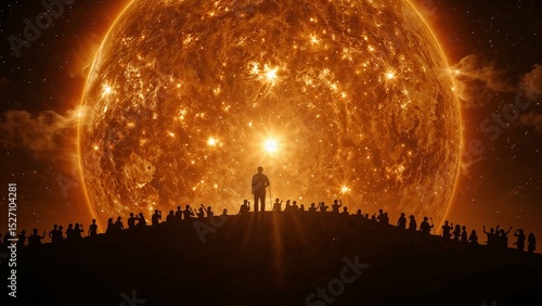 Wallpaper Mural sun and moon Torontodigital.ca