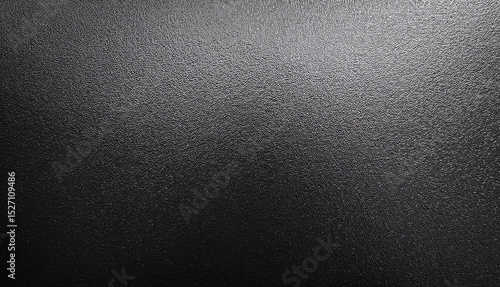 Close-up of a Rough, Black Textured Surface with Subtle Light and Shadow