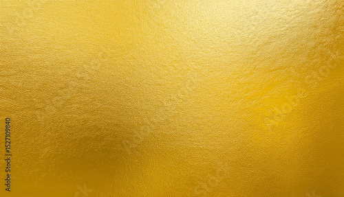 Close-up of a bright and reflective golden metallic surface