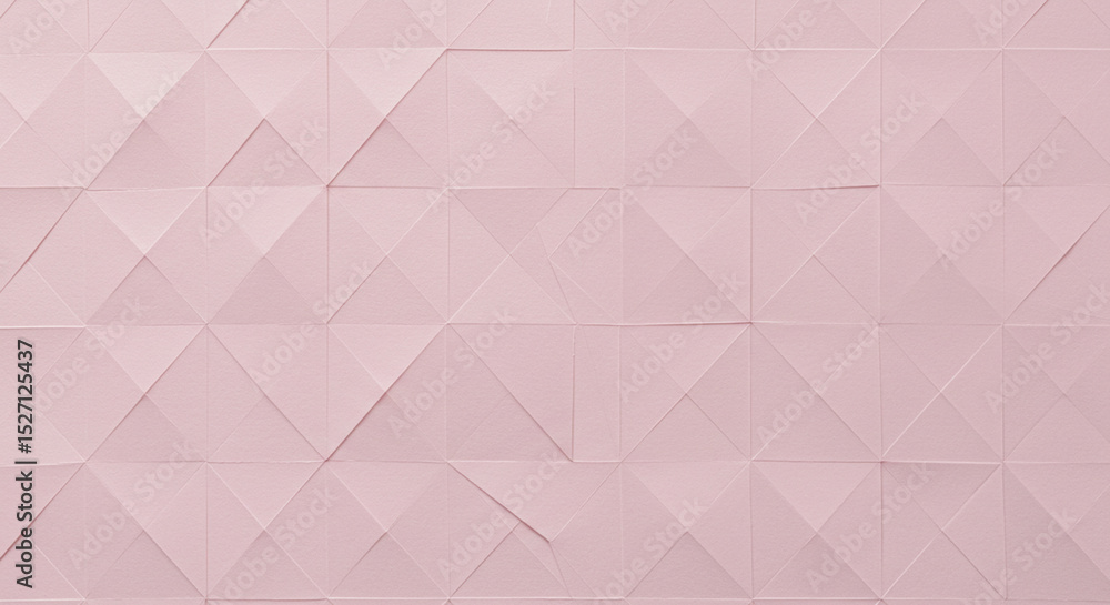 Fototapeta premium Pink Geometric Paper Texture Background