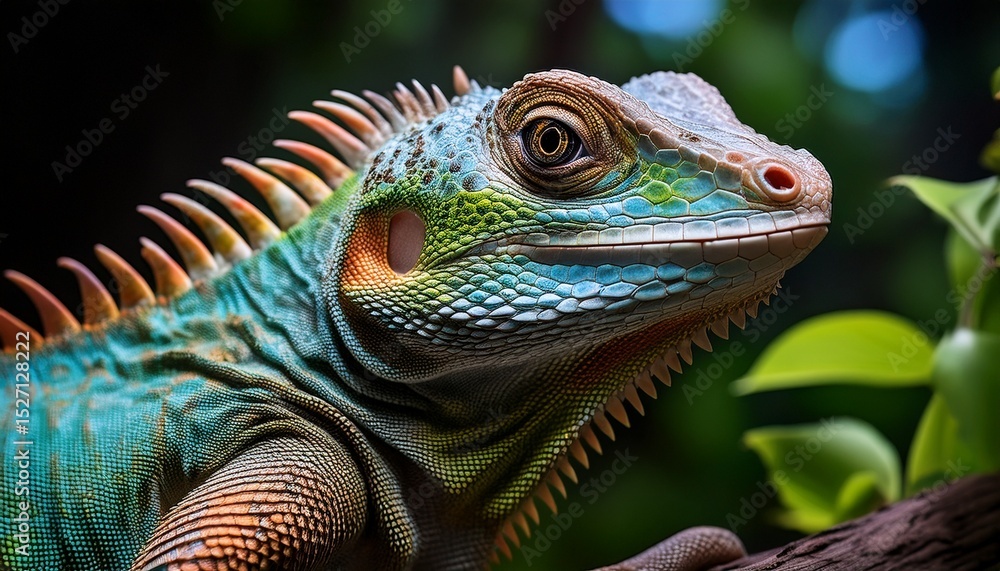 Fototapeta premium beautiful lizard