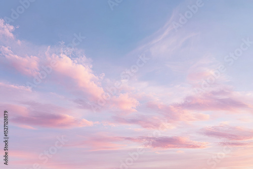 serene sky gradient featuring soft shades of blue pink and violet
