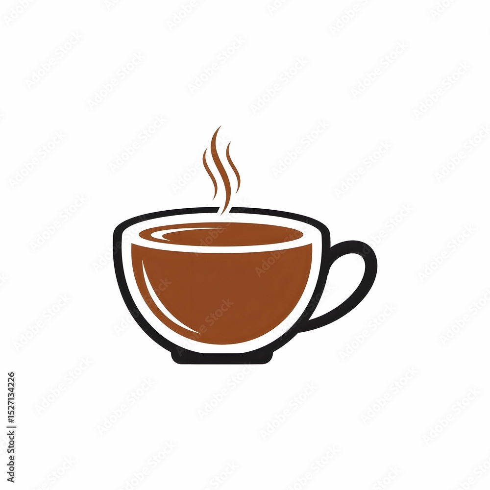 Steaming Hot Coffee Cup Steaming Hot Coffee Cup