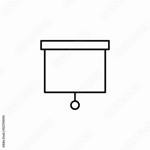 roller board icon sign vector